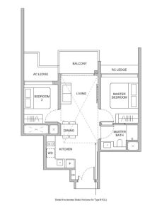 hillock-green-2-bedroom-classic-floor-plan-type-b1c-singapore